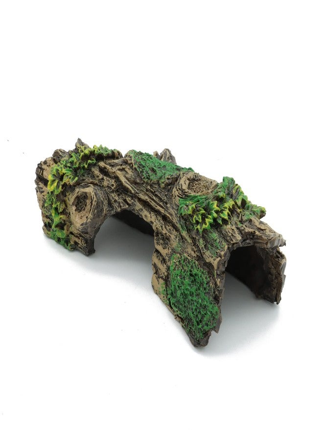 JIH Aquarium Decorations Resin Hollow Tree Trunk Ornament, Bettas House Cave Wood House Decor for Fish Tank (HS-SP207) - Image 1